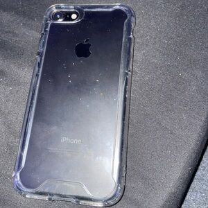 Apple iPhone SE with case